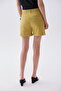Women's Yellow Chino Shorts - 4