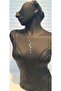 Zircon Stone Moon Star Necklace