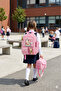 Kawaii Korean Style Elementary School Backpack and Lunch Bag with Accessories Pen Holder Pink - 2