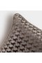 "Troya" Horse Figured Cushion Cover-45X45-Brown - 2