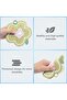Green Flower-Shaped Silicone Bathtub Drain Cover, Cute Drain Stopper for Kids’ Bath Time - 4
