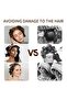 Satin Covered Overnight Hair Curlers,Rods for Heatless Sleep-in Curls,6 Pcs - 3