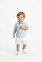Baby Boy Shorts Polo Collar Striped Summer Set 6-24 Months - 8