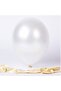 50 Yellow White Silver Metallic Balloons and 2.5 Meters Balloon Chain - 6
