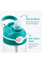 Tritan Leakproof Water Bottle, BPA-free, 480 ml, Push Button Lid, Green - 5