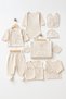 BOY BABY BALLOON BEAR 0-3 MONTHS 10-PIECE NEWBORN HOSPITAL TAKE-HOME BODYSUIT SET BOXED