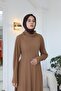 Sleeve Zipper Detailed Dress 38803 - 7