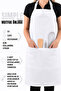 Simple kitchen apron with adjustable strap - 4
