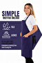 Simple kitchen apron with adjustable strap - 2