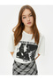 Printed T-Shirt Music Themed Comfortable Fit Cotton Short Sleeve Crew Neck - 2