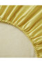 Flower Stripes Printed Cotton Single Pique Set 150X220 cm Yellow - 5