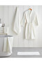 Chic Diamond Cotton Foot Towel 50X70 cm Ivory - 5
