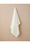 Soft Ruffle Cotton Bath Towel 70X140 cm Ivory