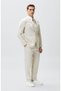 Bej Slim Fit Keten Takım - 4