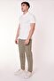 Men's Lace-Up Waist Side Pocket Green Jogger Pants - 3