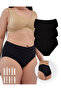 Women's Oversize Panties - 3 Pieces Black (8XL, 9XL, 10XL)