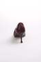Nina Burgundy Color Drawstring Women's Heeled Shoes - 6