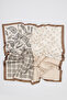Patterned Medium Size Satin Scarf Saira - 4