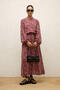Viscose Patterned Dress Ethnic