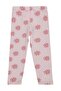 Daisy Patterned Tights for 2-5 Years - Powder - 2