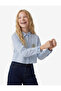 Cotton Long Sleeve Classic Collar Star Detailed Striped Shirt - 3