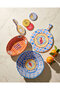 Cote D Azur Blue Melamine Coaster 9.5 cm - 2