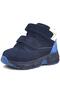 Genuine Leather Navy Blue Nubuck Baby Sports Boots - 4