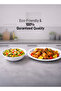 50pcs Opalware Dinner Set, RF10202 Assorted Design Lightweight, Beautiful Design Opal Dishes Sets Service For 6, Multicolour - 3