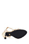 Women's Gold Ankle Buckle High Thin Heeled Metallic Sandals 26Sfe499932 - 6