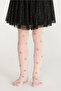 Pink Girls' Starry Dotted Pantyhose