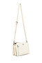 Women's Cream Long Strap Printed Crossbody Bag 26Sbd250326 - 6
