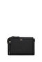 Women's Black Long Strap Printed Crossbody Bag 26Sbd250326 - 7