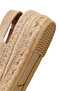 Women's Beige Suede Leather Espadrille Sandals 26Sfd205710 - 8