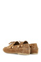 Women's Tan Accessory Detailed Suede Shoes, Leather Loafer 26Pfd202110 - 8