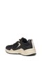 Women's Black D Zarvıa a - Mesh+Pearl.Gbk Lace-Up Thick Sole Sports Shoes, Genuine Leather Sneaker D5 - 2