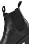 Men's Black Leather Chelsea Boots 25Wfd6820Ft - 7