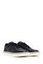 Men's Black Lace-Up Thick Sole Shoes Leather Sneakers 26Sfd611618 - 2