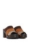 Women's Multicolored Thick Heeled Suede Leather Slippers 26Sfd240210 - 3