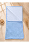 Blue Chickpea Double Layer Baby Boy Blanket Swaddle 100% Cotton Multi-Purpose Cover Seasonal 90X85Cm - 5