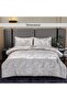 Miranda Luxe Jacquard 3-Piece Queen Down Alternative Comforter Set 200x240cm - Light Gold - 7