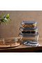 Luka Rectangular Food Container 1.52L -Clear - 5