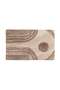 Sand Art Tufted Cotton Anti Slip Bathmat 50x80cm - Beige - 3
