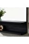 Finster Wall Mirror With Shelf 45x12x80cm - Black - 2