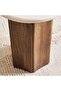 Crema End Table Marble - Cream Brown - 3