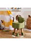 Dino World Kids Stool 40x28x55 Cm-green - 5
