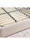 Rozan King Bed 180x200 - Beige - 7