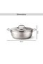 Astra Shallow Cooking Pot With Lid Dia26cm -chrome - 7