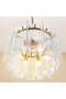 Grossvenor Handcrafted Glass 6-light E27 Luxury Chandelier 63x63x41cm - Gold - 4