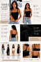 Women's Strappy Blouse Undershirt Black - 5