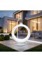 مصباح دائري حديث يعمل بالطاقة LED مقاس 138×143 سم مصنوع من البلاستيك LLDPE (بدون حامل) - 5